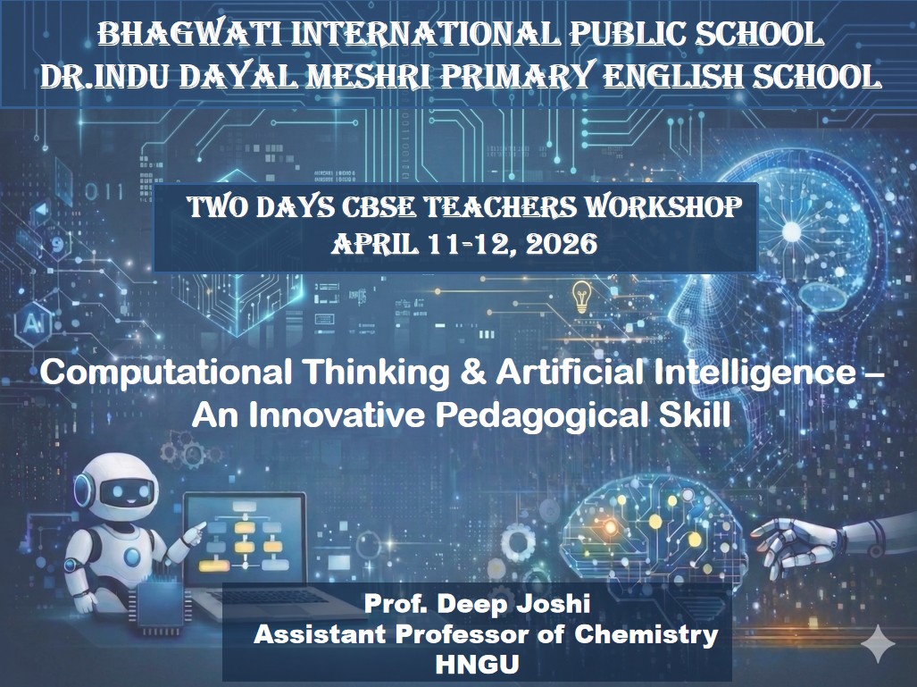  Workshop on “Computational Thinking (CT) and Understanding Artificial Intelligence (AI)